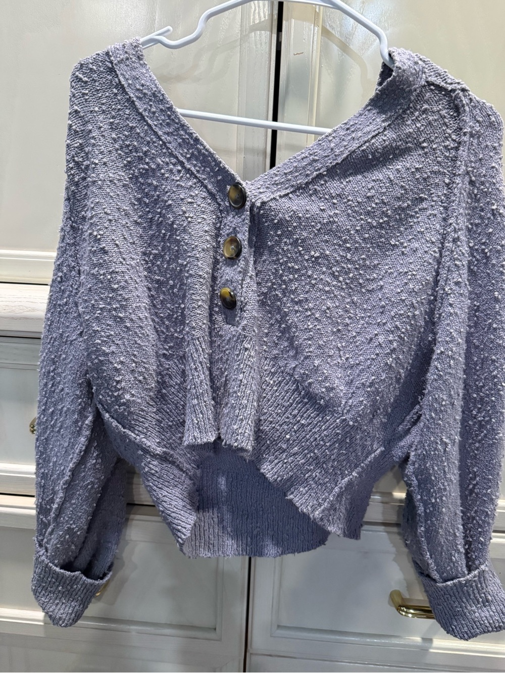 Free People Found My Friend top with hood. Gray in color.  XS